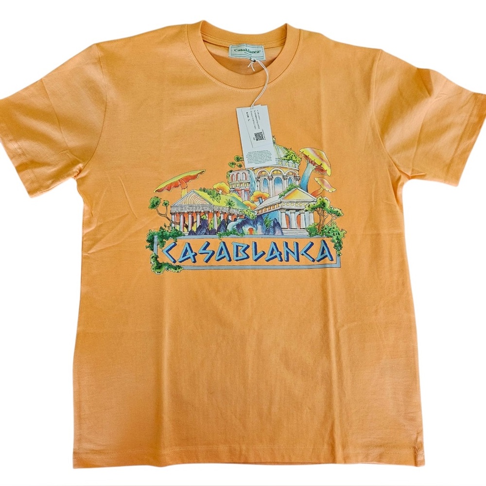 Casablanca Orange Graphic Tee